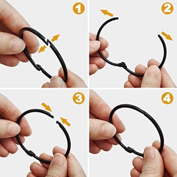 Durable Shower Curtain Hooks Rings for Smooth Gliding