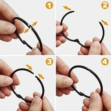 Durable Shower Curtain Hooks Rings for Smooth Gliding