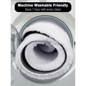 ONASAR Plush Round Rug for Kids Bedroom Cozy Home Decor