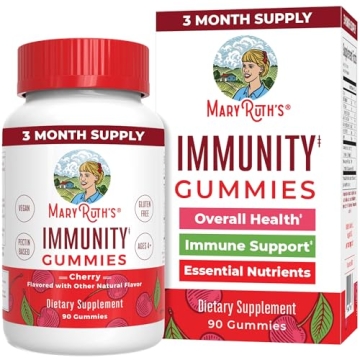 Mary Ruth's Immunity Gummies with Elderberry Vegan Pectin Based