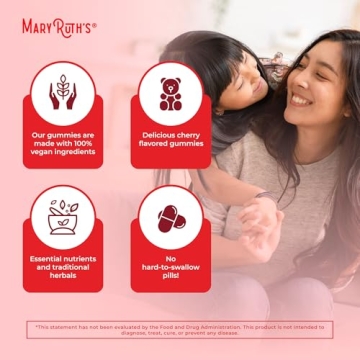 Mary Ruth's Immunity Gummies with Elderberry Vegan Pectin Based