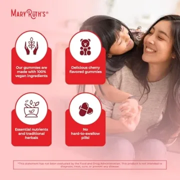 Mary Ruth's Immunity Gummies with Elderberry Vegan Pectin Based