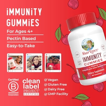 Mary Ruth's Immunity Gummies with Elderberry Vegan Pectin Based