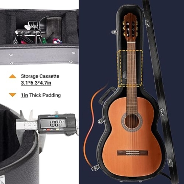 CAHAYA Hard Shell Guitar Case for Classical Guitars