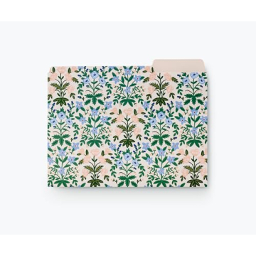Stylish Rifle Paper Co. Hydrangea Assorted File Folders