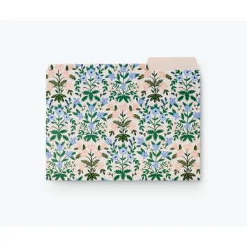 Stylish Rifle Paper Co. Hydrangea Assorted File Folders