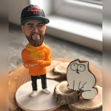 Custom Bobbleheads Figures Sculpted by Famous Tiktok Clay Artist Jerry Personalized Figurine Gifts for Boyfriend Husband Boss Office Coworker