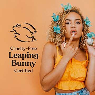 Poppy & Pout Natural Lip Scrub, Moisturizing Sugar Scrub for Dry Lips, Lip Scrubber Exfoliator with Essential Oils Smooths and Hydrates Lips, In Recyclable Glass Jars, Cruelty Free - Orange Blossom