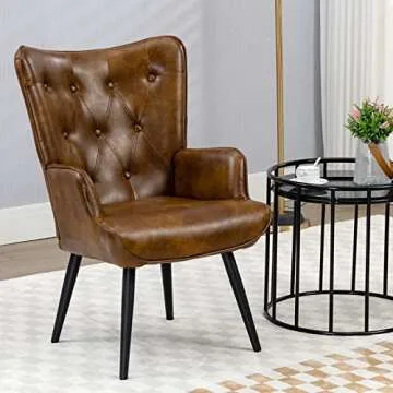 Comfortable PU Leather Accent Chair for Every Room