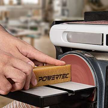 POWERTEC Abrasive Cleaning Stick for Sanding Belts & Discs