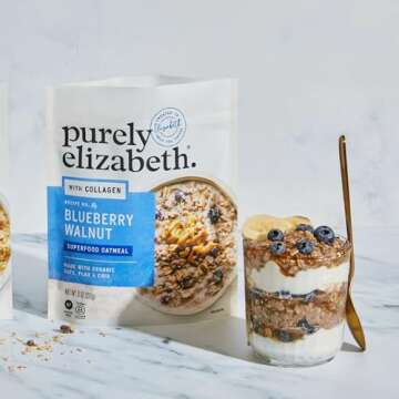 Purely Elizabeth Blueberry Walnut Collagen Oatmeal