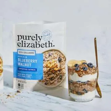 Purely Elizabeth Blueberry Walnut Collagen Oatmeal