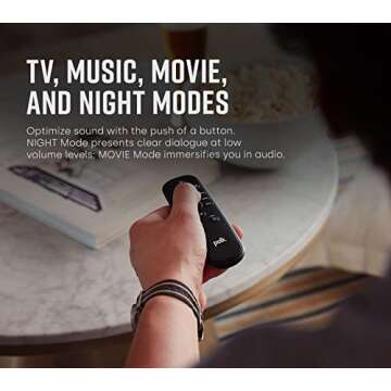 Polk MagniFi Max AX 5.1.2 Channel Sound Bar with 10" Wireless Subwoofer, Dolby Atmos and DTS:X Certified, Polk's Patented VoiceAdjust & SDA Technologies, Easy Setup, Black