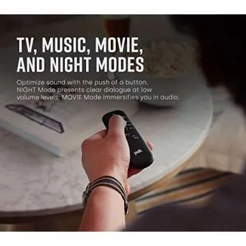 Polk MagniFi Max AX 5.1.2 Channel Sound Bar with 10" Wireless Subwoofer, Dolby Atmos and DTS:X Certified, Polk's Patented VoiceAdjust & SDA Technologies, Easy Setup, Black