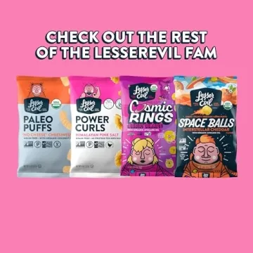 LesserEvil Himalayan Pink Salt Popcorn - Healthy Snack