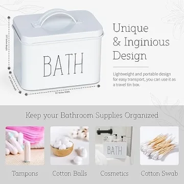 Lola Creates Bathroom Organizer for Tampons and Cosmetics