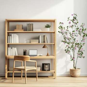 VIGGDA 8FT Artificial Bougainvillea Tree for Indoors