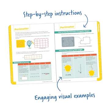 Carson Dellosa Break It Down Grades 3-5 All Things Measurement Math Reference Book, 3rd, 4th, & 5th Grade Math Guide to Measuring Length, Weight, Perimeter, Volume, and Area, Grades 3-5 Math Book