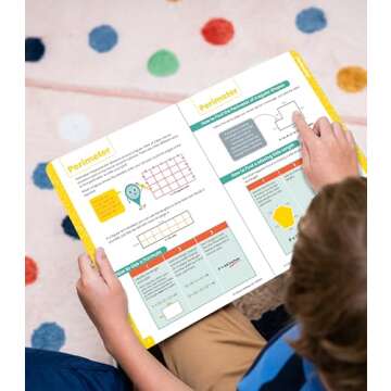 Carson Dellosa Break It Down Grades 3-5 All Things Measurement Math Reference Book, 3rd, 4th, & 5th Grade Math Guide to Measuring Length, Weight, Perimeter, Volume, and Area, Grades 3-5 Math Book