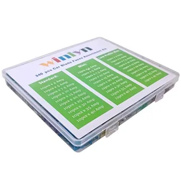 340 Pcs Assorted Blade Fuses Set for All Vehicles