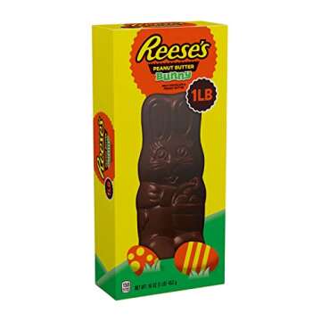 REESE'S BUNNY Milk Chocolate Peanut Butter, Easter Candy Gift Box, 1 lb