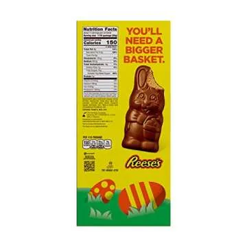 REESE'S BUNNY Milk Chocolate Peanut Butter, Easter Candy Gift Box, 1 lb