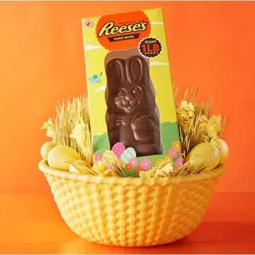 REESE'S BUNNY Milk Chocolate Peanut Butter, Easter Candy Gift Box, 1 lb