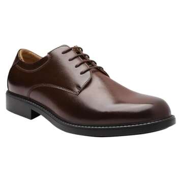Bruno Marc Men's Downing-02 Leather Oxford Shoes