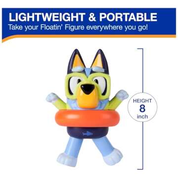 Swimways Bluey Floatin' Figures | Kids Pool Toys