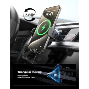 Wireless Car Charger with 15W Fast Charging