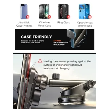 Wireless Car Charger with 15W Fast Charging