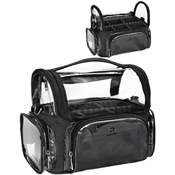 NAONAYA Makeup Brush Case Clear Waterproof Travel Organizer