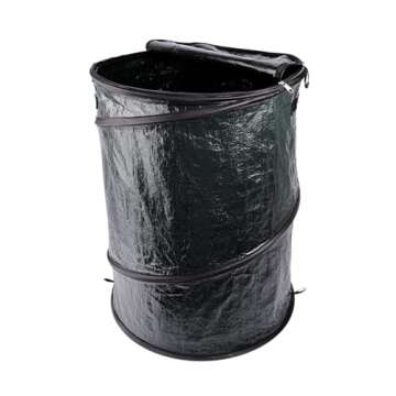 Coghlan's Pop-Up Campsite Trash and Recycling Bin, 2-Pack Combo, Tear-Resistant Polyethylene, 29.5 Gallon Volume (Black/Blue)