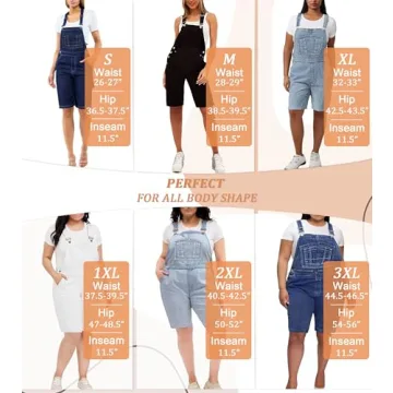 Stylish Stretch Denim Jumpsuit for Women - Casual Versatility