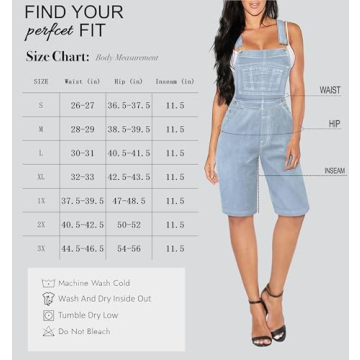 Stylish Stretch Denim Jumpsuit for Women - Casual Versatility