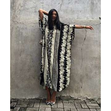 Stylish Bsubseach Kaftan Dresses for Women Plus Size