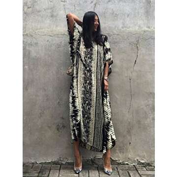 Stylish Bsubseach Kaftan Dresses for Women Plus Size