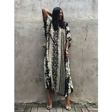 Stylish Bsubseach Kaftan Dresses for Women Plus Size