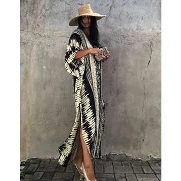 Stylish Bsubseach Kaftan Dresses for Women Plus Size