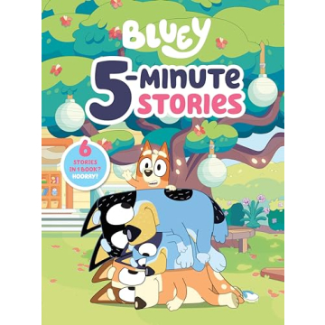 Bluey 5-Minute Stories Book for Kids Perfect for Bedtime