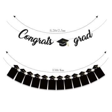 Tinbax Graduation Decorations Class of 2024 Supplies