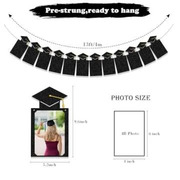 Tinbax Graduation Decorations Class of 2024 Supplies