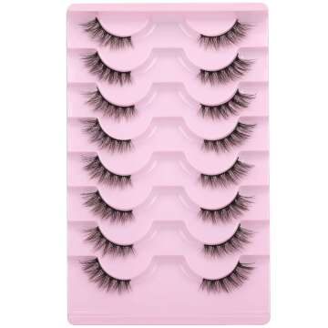 Mavphnee Half Lashes - Natural Wispy Cat Eye Effect