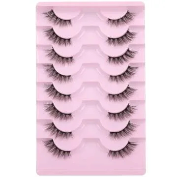 Mavphnee Half Lashes - Natural Wispy Cat Eye Effect