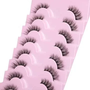 Mavphnee Half Lashes - Natural Wispy Cat Eye Effect