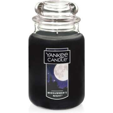 MidSummer's Night Magic: Large 22oz Candle for Cozy Evenings