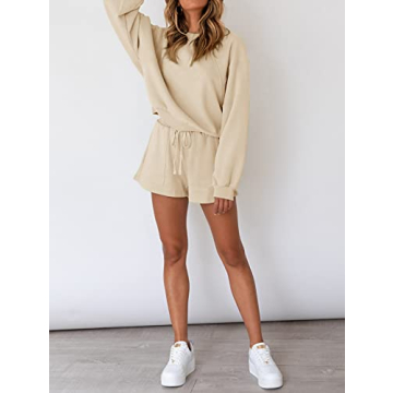 MEROKEETY Women's Cozy Fall Oversized Lounge Set
