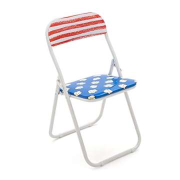 Seletti Blow Pop Corn Folding Chair with Decor