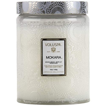 Voluspa Mokara Candle - 18 oz Clean Burn Aromatic Bliss