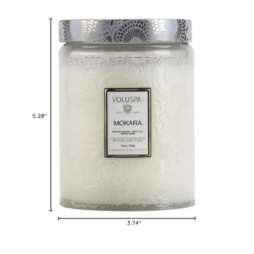 Voluspa Mokara Candle - 18 oz Clean Burn Aromatic Bliss